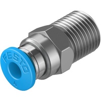 FESTO QS-1/8-4-100 4mm Push-in fitting 130674 (x10 pack)