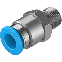 FESTO QS-1/8-8-50 8mm Push-in fitting 130676 (x10 pack)