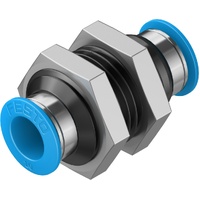 FESTO QSS-10-50 Push-in bulkhead connector 130791 x100 pack