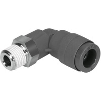 FESTO QSL-V0-1/8-4 4mm Push-in L-fitting 132891 (x10 pack)