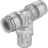 FESTO NPQP-T-R14-Q8-FD-P10 Push-in T-fitting 133076 (x10 pack)