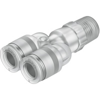 FESTO NPQP-Y-R14-Q8-FD-P10 Push-in Y-fitting 133086 (x10 pack)
