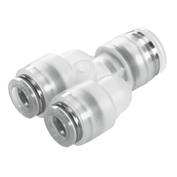 FESTO NPQP-Y-Q8-Q6-FD-P10 Push-in Y-connector 133125 (x10 pack)