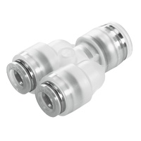 FESTO NPQP-Y-Q10-Q8-FD-P10 Push-in Y-connector 133126 (x10 pack)