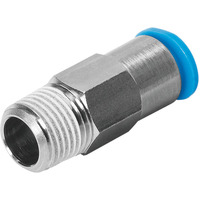 QSK-1/2-12 Push-in fitting, self-sealing