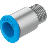 FESTO QSMP-M8X1.25-6 6mm Push-in fitting 154434 (x10 pack)