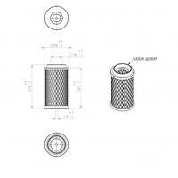 1619622000 Atlas Copco Replacement Air filter