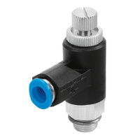 FESTO GRLA-1/4-QS-6-RS-B One-way flow control valve 162967