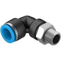  FESTO QSL-3/8-16 16mm Push-in L-fitting 164958 (x10 pack) 