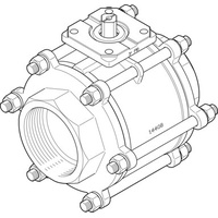 FESTO VZBA-4"-GG-63-T-22-F10-V4V4T Ball valve 1686654