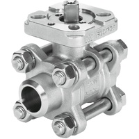 FESTO VZBA-11/2"-WW-63-T-22-F0507-V4V4T Ball valve 1686697