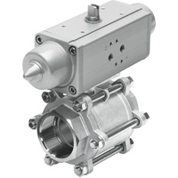 FESTO VZBA-4"-GG-63-T-22-F10-V4V4T-PS240-R-90-4-C ball valve actuator unit 1758079