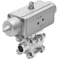 FESTO VZBA-3/8"-WW-63-T-22-F0304-V4V4T-PS15-R-90-4-C ball valve actuator unit 1774104