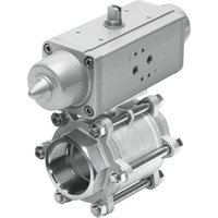 FESTO VZBA-4"-WW-63-T-22-F10-V4V4T-PS240-R-90-4-C ball valve actuator unit 1774113