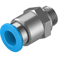 FESTO QS-G1/8-8 8mm Push-in fitting 186098 (x10 pack)