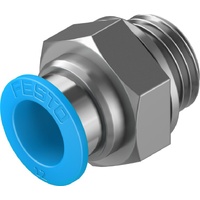 FESTO QS-G1/2-12 12mm Push-in fitting 186104 (x10 pack)