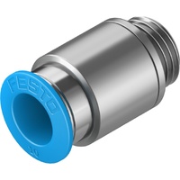 FESTO QS-G1/4-10-I 10mm Push-in fitting 186112 (x10 pack)
