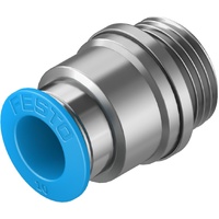 FESTO QS-G3/8-10-I 10mm Push-in fitting 186113 (x10 pack)