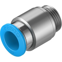 FESTO QS-G3/8-12-I 12mm Push-in fitting 186114 (x10 pack)
