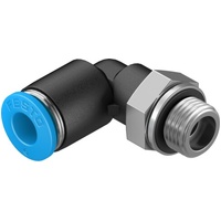 FESTO QSL-G1/8-6 6mm Push-in L-fitting 186117 (x10 pack)