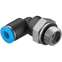 FESTO QSL-G1/4-6 6mm Push-in L-fitting 186118 (x10 pack)