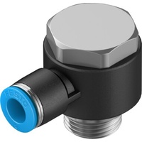 FESTO QSLV-G3/8-8 8mm Push-in L-fitting 186142 (x10 pack)