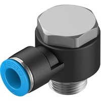 FESTO QSLV-G3/8-10 10mm Push-in L-fitting 186144 (x10 pack)