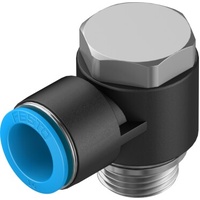 FESTO QSLV-G1/2-16 16mm Push-in L-fitting 186147 (x10 pack)