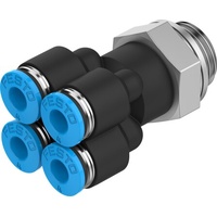FESTO QSQ-G1/8-4 Multiple distributor 186220 (x10 pack)