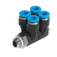 FESTO QSLV4-G1/8-4 Multiple distributor 186243 (x10 pack)