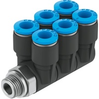 FESTO QSLV6-G1/4-8 Multiple distributor 186257 (x10 pack)