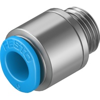 FESTO QSM-G1/8-6-I 6mm Push-in fitting 186267 (x10 pack)
