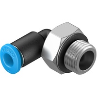 FESTO QSML-G1/8-4 Push-in L-fitting 186268 (x10 pack)