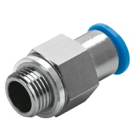 FESTO QSK-G1/8-8 8mm Push-in fitting, self-sealing 186297 (x10 pack)