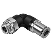 FESTO QSKL-G3/8-8 Push-in L-fitting,self-sealing 186309 (x10 pack)