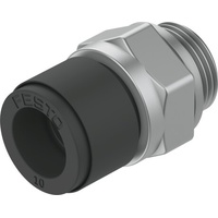 FESTO QS-V0-G1/4-8 8mm Push-in fitting 186317 (x10 pack)