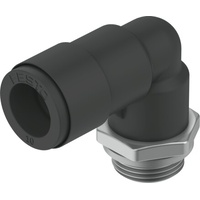 FESTO QSL-V0-G1/4-8 Push-in L-fitting 186328 (x10 pack)