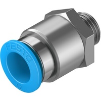 FESTO QS-G1/4-12 12mm Push-in fitting 186350 (x10 pack)