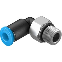 FESTO QSML-M7-4 Push-in L-fitting 186352 (x10 pack)