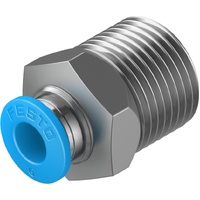 FESTO QS-3/8-6 6mm Push-in fitting 190645 (x10 pack)