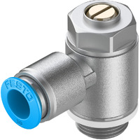 GRLA-3/8-QS-10-D One-way flow control valve