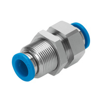 FESTO QSS-6-F Push-in bulkhead connector 193951 (x10 pack)
