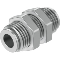 NPQH-H-Q8-E-P10 Push-in bulkhead connector pack of 10