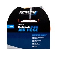RETRACTAFLEX AIR HOSE 1/2" X 10M NITTO STYLE COUPLINGS 