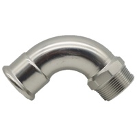 35mm x 1 1/4" Male Elbow – Stainless Steel 316