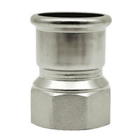 15 x 1/2" Female Adaptor – Stainless Steel 316