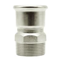 35 x 1" Male Adaptor – Stainless Steel 316