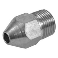 NOZZLE, MALE THREAD, 2 ORIF, 14R