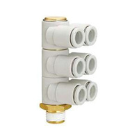 TRIPLE BRANCH UNIVERSAL MALE ELBOW 10MMx12
