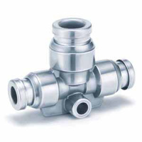 SUS 316 DIFFERENT DIA TEE 10MMX12MM